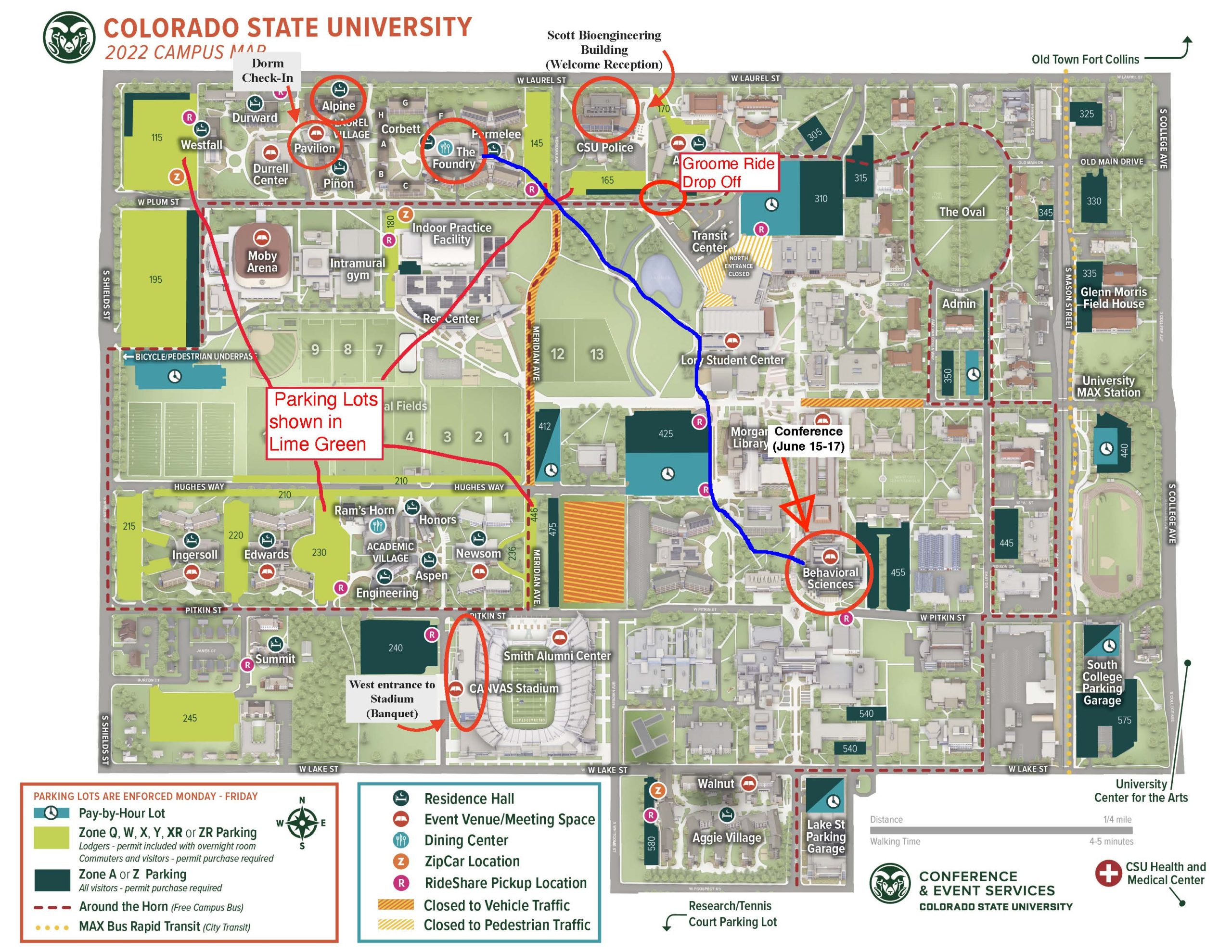 colorado state university map